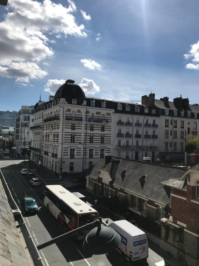 T2 Premium A Un Pas De La Gare Appartement Rennes Buitenkant foto